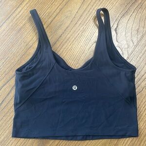 Black Align tank top